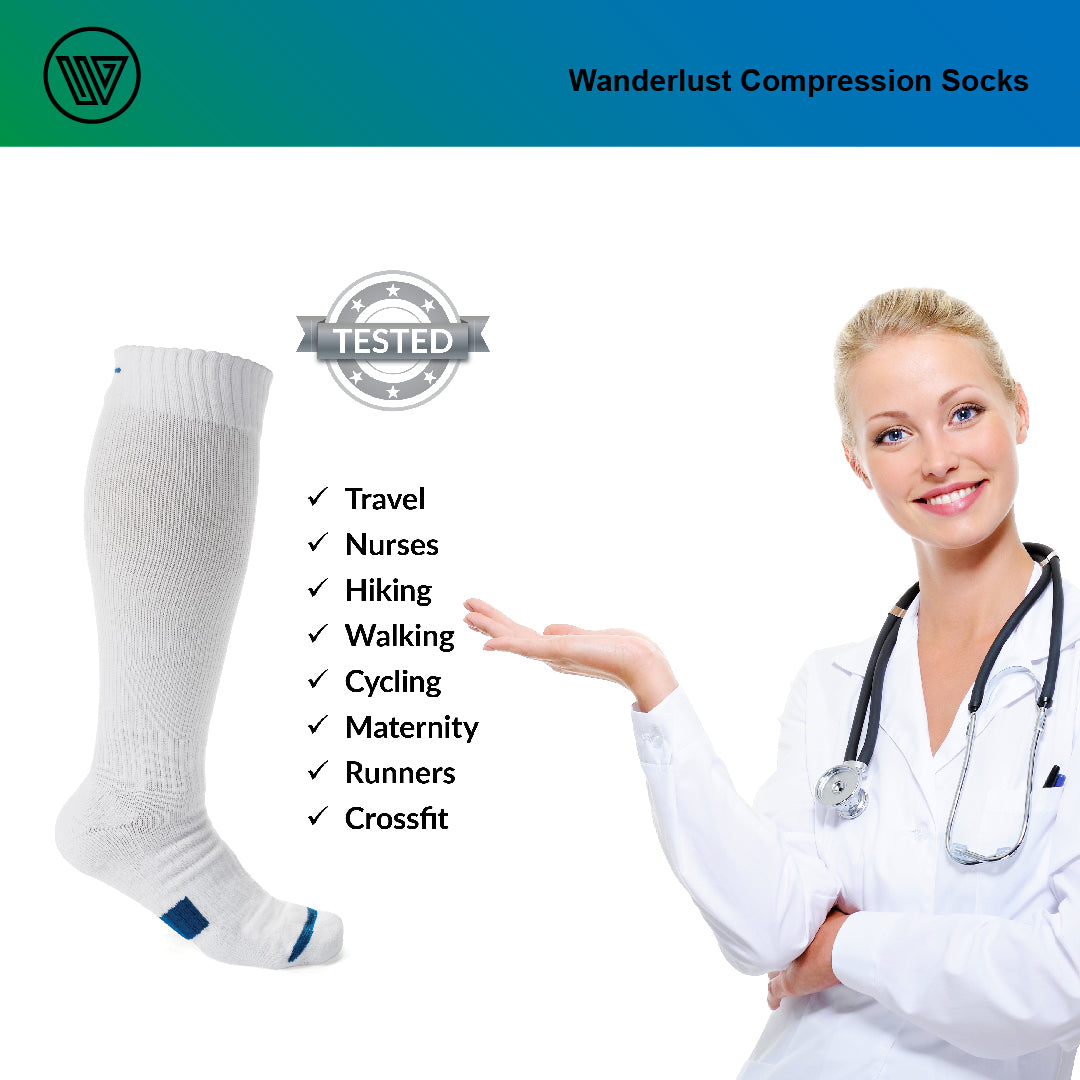 Everyday Compression Socks = Soft Foot Padding